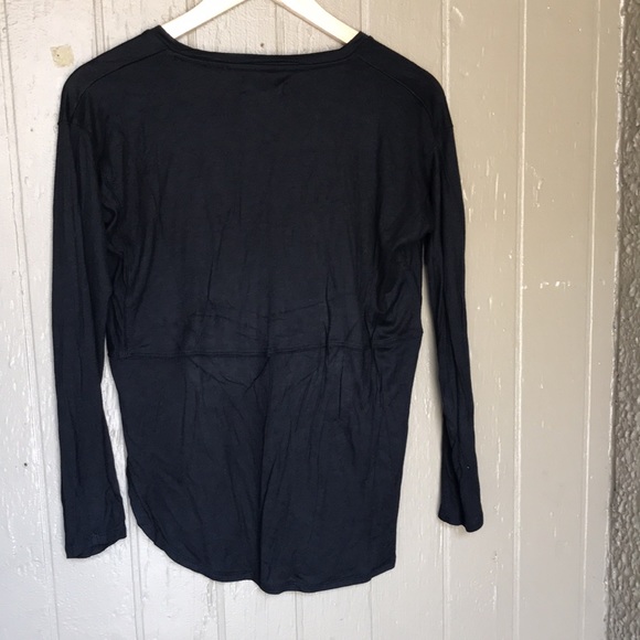 Madewell long sleeve black top - Picture 6 of 9